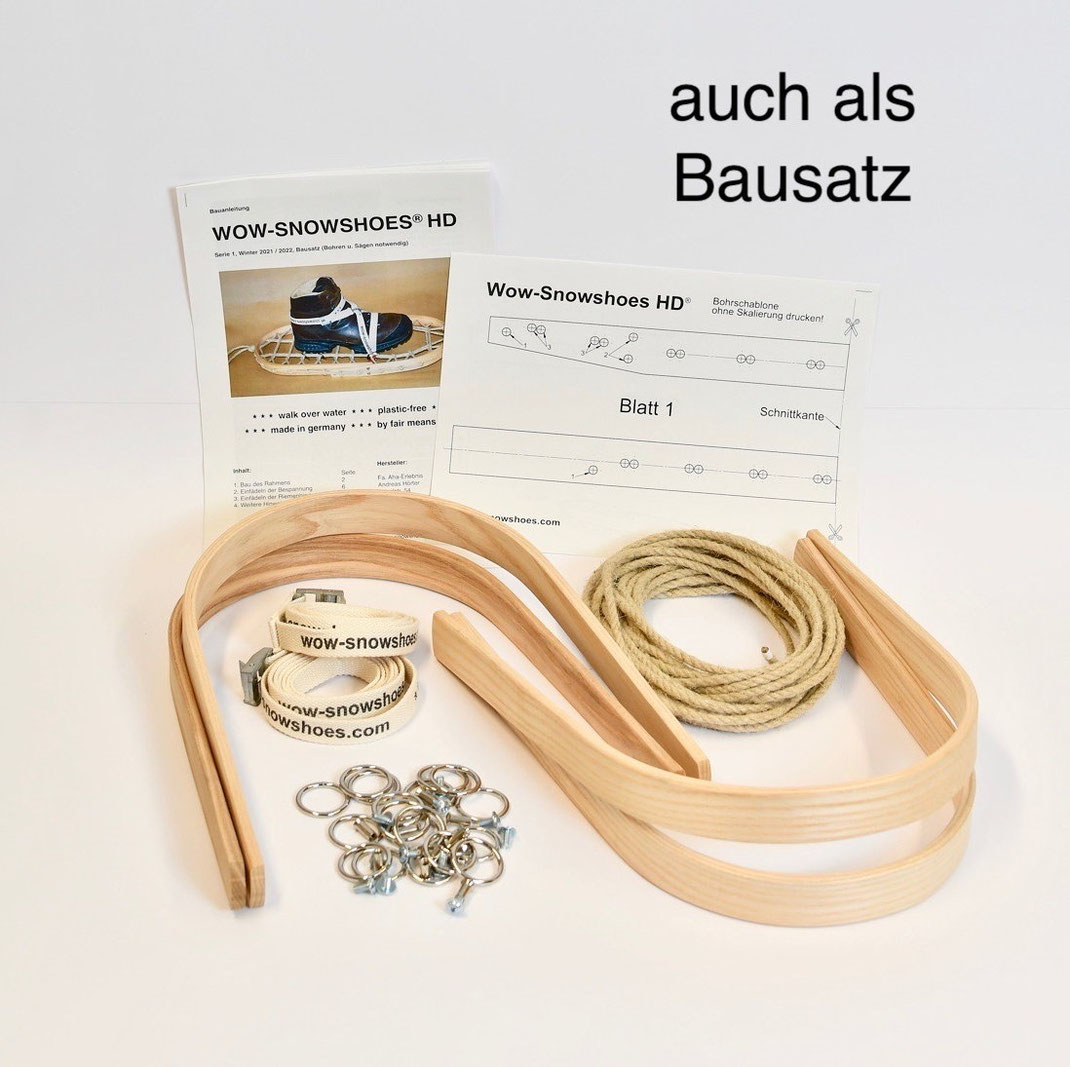 Aha-Erlebnis - Schneeschuhe bauen als Bausatz